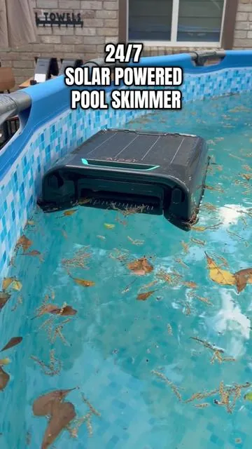INSANE! Best skimmer on the market ✨🌊 #poolvacuum #poolrobot #poolskimmer #poolcleaners #SummerVibes  