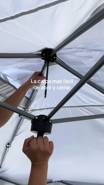 El que hizo esta carpa penso en nosotras las mujeres especialmente en nosotras las chaparritas 🥰 #carpas #canopy #popup #tent #tiktokshopstockup @Sweetcrispy Shop 