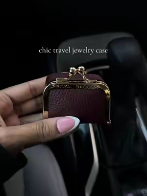 fav travel essential✨#jewelrycase #jewelrybox #jewelryorganizer