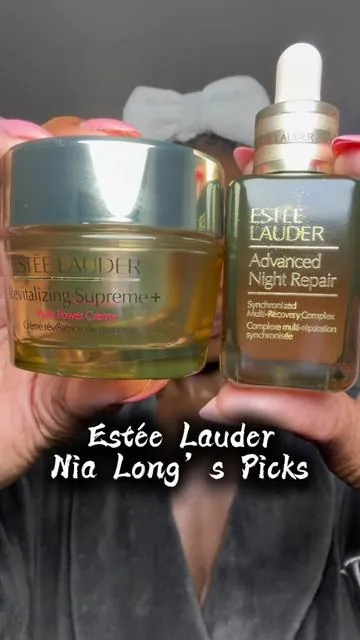 Replying to @Jaivonna adding the advanced night repair serum is a game changer! Estée Lauder Advanced Night Repair serum and Revitalizing Supreme+ Youth Power Creme are the perfect anti aging duo for smoother, firmer, more radiant skin. This routine helps hydrate, reduce the look of fine lines, and support a more lifted, youthful glow day and night. Apply to face and neck. Nia Long  @Estée Lauder @The Estée Lauder Companies  #summervibes #tiktokshopstockup #tiktokshopcreatorpicks #tiktokshopmothersday #momschoice 