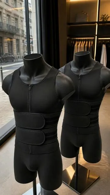 Sauna Vest, Double Belt Sauna #tiktokshop #Summerstyle #ootd  #Fyp #menfashion 