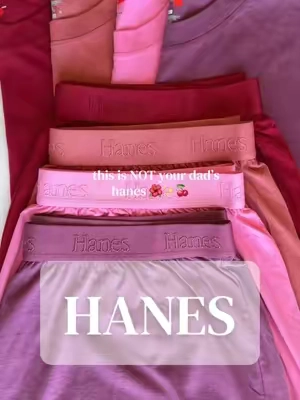 Hanes has leveled up ☁️🩷@Hanes #hanes #pajamas #loungewear #hanescomfy #loungeset 