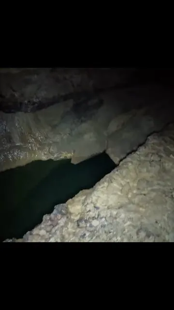 150ft deep hole leads to secret river cave 