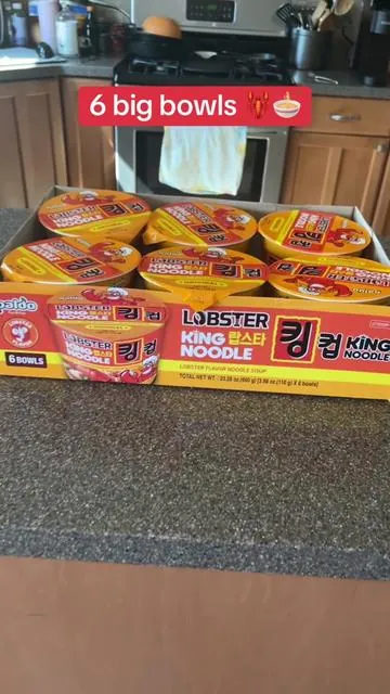 Paldo Lobster King Ramen Noodles For Cheap !! #paldo #lobster #ramen #noodls #snacks 