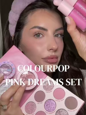NEW limited edition ColourPop Pink Dreams Collection!💕☺️ +FREE super shock shadow for a limited time during ColourPop’s birthday month🎂 @ColourPop Cosmetics #ColourPop #ColourPopCosmetics #TTSpringBeauty #tiktokshopcreatorpicks #NewMakeup 