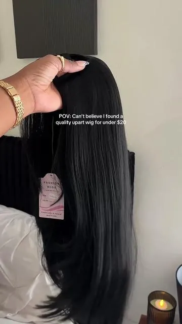 Currently on sale for cheaper! For synthetic I’m really impressed by the quality on this upart wig. #upartwig #wig #hair #vpartwig #upartwigs 