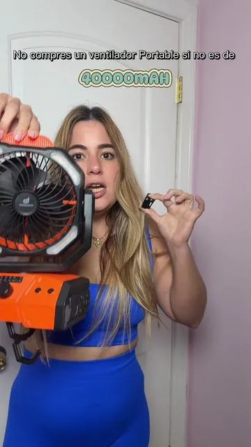 Ventilador Portable 40000mAP para Cuba #ventiladoresrecargables #ventiladorrecargable40000mah #mejoresventiladoresrecargableparacuba 