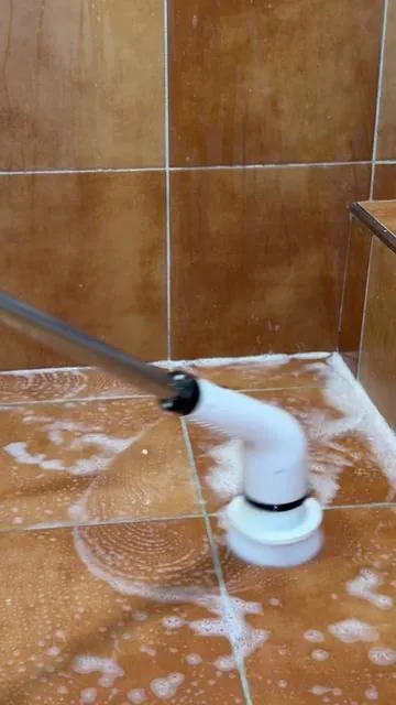 Electric Spin Scrubber Upgraded Cordless Shower Spin Scrubber Kit with 8 Replaceable Brush Heads 3 Adjustable Extension Handle Dual-Speed IPX7 Waterproof LED for Bathroom Kitchen Toilet Window Pool Car 2026 Spring Glow Up Multi-purpose Cleaning Kit#brushcleaning #brushelectric #cepilloelectrico #brushcleaner #limpiezadecasa 