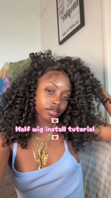 I loved this half wig @Tahikie 😍 #fyp #halfwig #burmese 