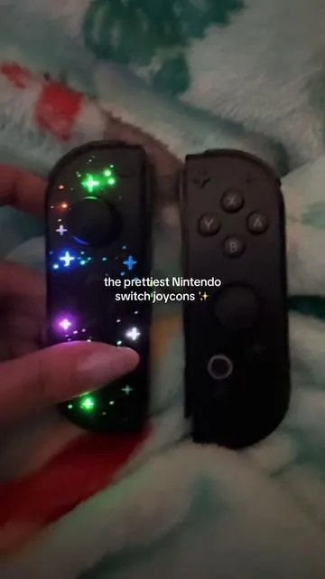 If you don’t have these pretty Nintendo switch joycons are you even really playing  #nintendoswitch #GamerGirl #girlswhogame 