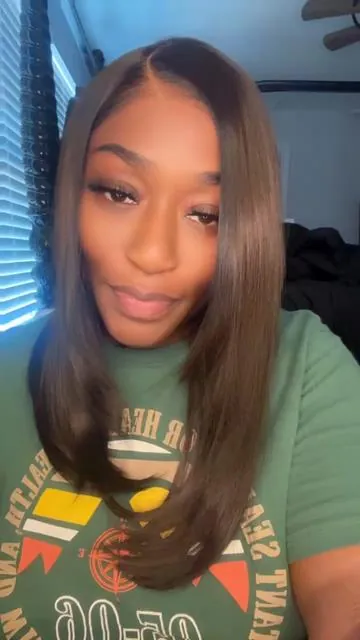 @U&A HAIR SHOP be having them bangers 😍😍😍 This unit is a 9x7 14” pre-everything wig and the part is on the left but can be moved to the right 😏