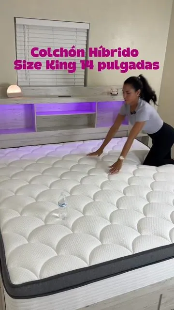 Colchón Híbrido Ergonómico 8/10/12/14 pulgadas para tu descanso. . . . #colchones #descanso #summerVibes #tiktokshopmothersday #tiktokshopstockup 