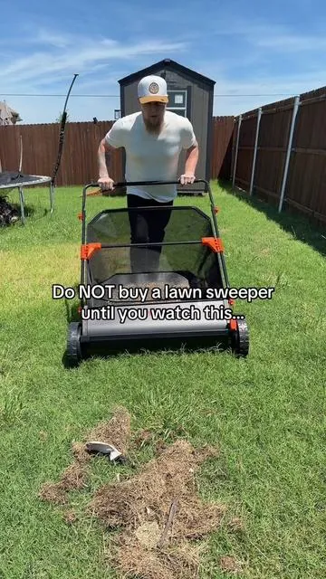 I don’t think it can get any better? #vevor #lawnsweeper #lawncare #yardwork #tiktokshopcreatorpicks 