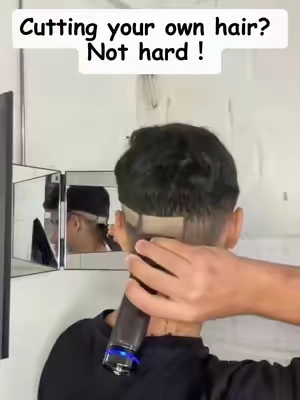 This also comes with a digital guide to how to cut your own hair if you’re wanting to start! #360mirror #the360mirror #cutyourownhair#mirror #selfhaircut 