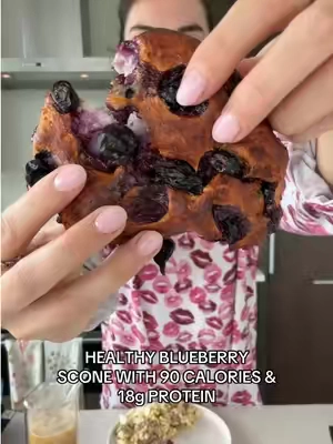 I’ve been making these every morning and I feel like it’s such a cheat code to use the protein flour so I wanted to share my recipe! #highproteinbreakfast #proteinscone 