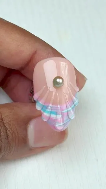 3d lines NAIL TUTORIAL using @TRICOLOR FISH 🐟🐚🌸🫧🌊  #nails #3dnailart #nailtech #nailinspo #nailart  Easy summer nail art, gel-x nails, seashell nail tutorial, nail tutorial, easy nail art, beginner nails, beginner nail tech, 3d lines nails, summer nails, summer nail inspo, aura nails, 3d swirl nails FULL TUTORIAL:  @Asia 𓍼ོ 