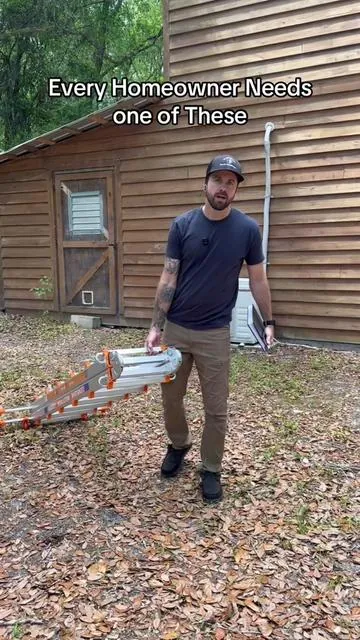 This replaced all of my other ladders! #ContractorLife #tools #homeowner #ladder #ladders 