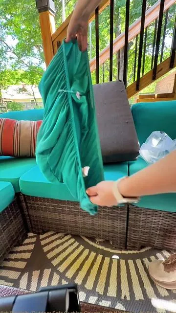 4/8/12/14 Piece Set High Elasticity Outdoor Sofa Cushion Covers, Soft Washable, All-Seasons, Fashionable and Durable ✨ If your outdoor cushions are faded, stained, or just looking tired… don’t replace the whole set. These stretch cushion covers completely transform your patio furniture in minutes. Easy to wash, super soft, and made to handle outdoor seasons. Perfect for giving your space that clean, updated look without the cost of new furniture. Limited-time deal right now. #tiktokshopstockup #tiktokshopcreatorpicks #outdooressentials #summerrefresh ##backyardvibes 