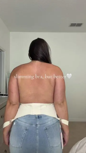 Back slimming jelly bra! #jellybra #wirelessbra #seamlessbra #bra #midsizefashion 