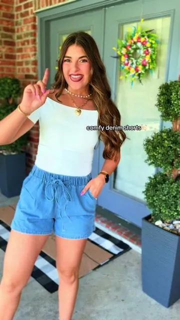 Here for these😍😍😍 #comfyshorts #jeanshorts #shorts #tiktokshopmothersday #tiktokshopstockup 