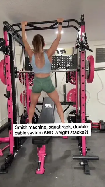 the weight stack upgrade makes EVERYTHING smoother #ritfit #fitness 