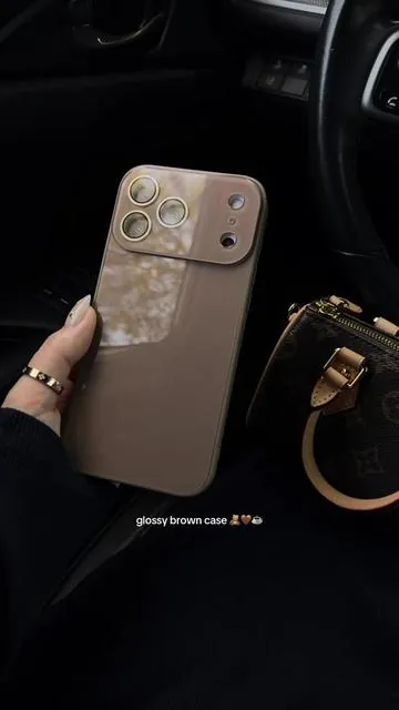 🤎 #brownaesthetic #iphonecase #phonecase #neutralcase #browncase 