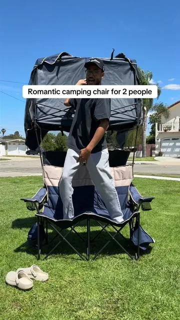 Double the seats in this camping chair #campingchair #TikTokShopCreatorPicks #weeklydeals #motherdaygiftideas #Tiktokshopmothersday 