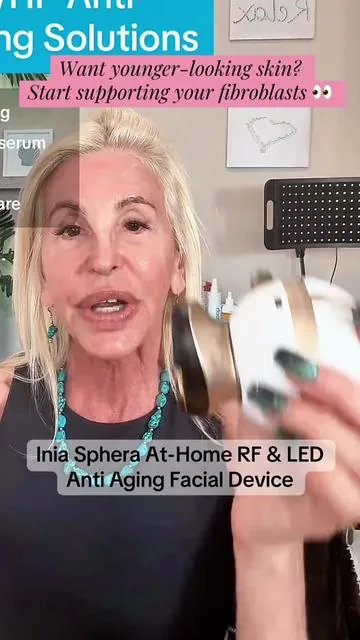The INIA SPHERA At-Home RF & LED Facial Device is a multi-technology skincare tool designed to support smoother, firmer-looking skin — all from the comfort of home. Featuring advanced modes like RF warmth, EMS microcurrent, red LED light, electroporation (INFUSE+), cryo cooling, and A-Shot plasma technology, this device helps enhance the appearance of skin tone, texture, and overall glow. Use LIFT and RF-TIGHTEN modes with gel for a visibly sculpted look, A-Shot mode for skin renewal support, and INFUSE+ mode to help your serums absorb more effectively. Perfect for elevating your skincare routine with non-invasive beauty technology. For cosmetic use only. Results may vary. Educational only, not medical advice.  #AtHomeSkincare #AntiAgingDevice #SkinTightening #BeautyTech #GlowingSkin @INIA BeautyCraft 