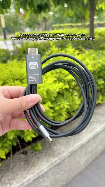 USB 3.1 Type-C to HDMI HDTV Adapter Cable, 4K HD Display, 2m/6.6ft, USB-Powered, No Battery, Direct Phone to TV/Screen/Projector Connection, No WiFi or Software Needed #Type‑C #HDTV #4K #adaptateur #USB #TV #projecteur #usbc #hdmi #4k #tiktokshopholidayhaul #tiktokshopcreatorpicks