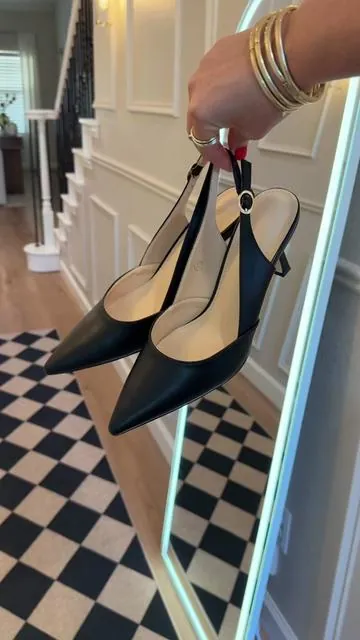 #slingbackheels #pointedtoeheels #kittenheels #womenheels #tiktokshopmemorialdaysale 