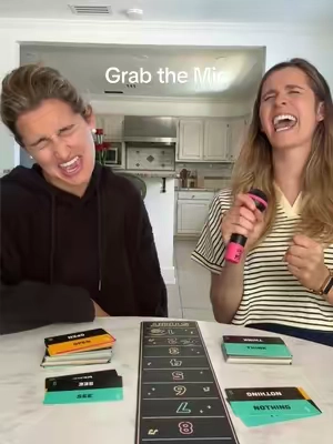 WE BACK with our favorite game LOL!!! #grabthemic #calleyandmeg @Lucky Egg @MegDav @Calley Blue 