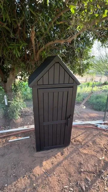 #storage  Outdoor Storage Cabinet, Cleaning Cabinet, Tool Cabinet, Rainproof and Waterproof, Sunproof for US Backyards & Patios, Garden Tool Room, Backyard Storage Box,Summervibes