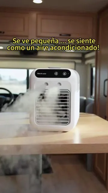 Gracias a este mini aire acondicionado ya no paso más calor en verano #minicoolers #miniaircooler #coolingfan #minicoolingfan  #summervibes 