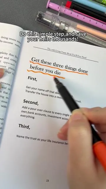 Your future self will thank you for reading this book. #trusts #livingtrust #LifeFaith #tiktokshop #Greenish