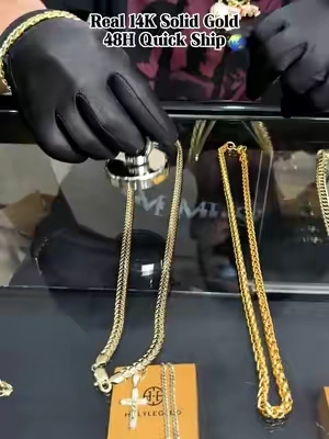 #14k #holylegendjewelry #jewelry #necklace #fyp 