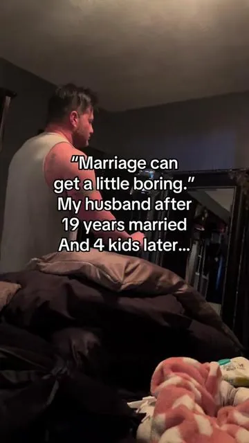 He keeps it interesting 🤣 #marriedlife #husbandwife #tripod #marriagehumor 