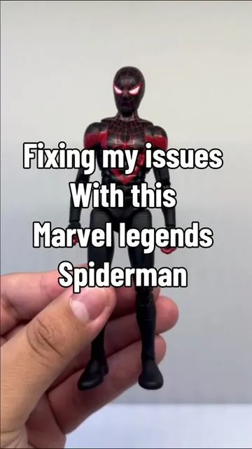 Finally fixing my issues with marvel legends. Sometimes they can be inconsistent so I took matters into my own hands and fixed it using the fanttik f2 pro. Finally doing custom action figures #actionfigures #marvellegends #review #custom #spiderman 