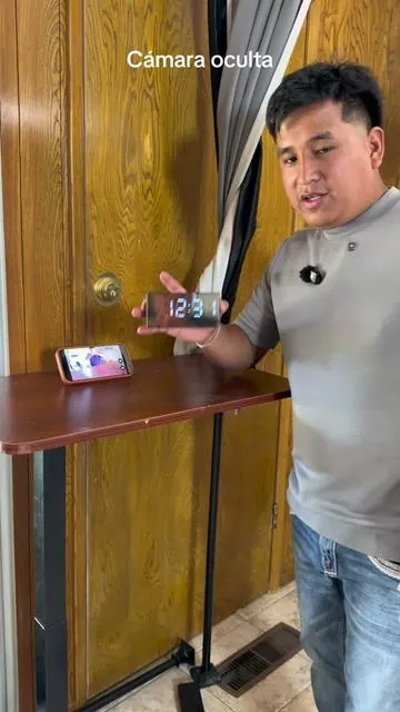Cámara oculta cámara de seguridad oculta #camaralenta #seguridad #vigilancia #security #interior