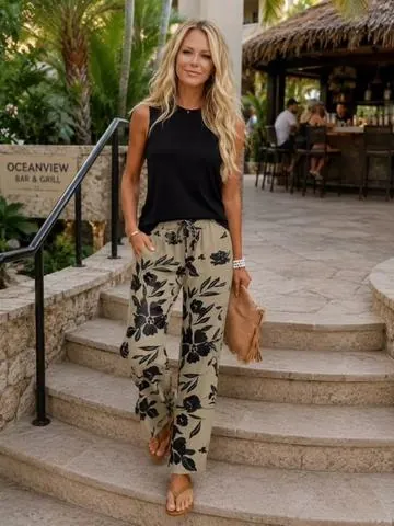 This OFEEFAN  two piece set is a favorite for me.  It’s just easy, no thinking about that to wear. Throw-on-go👌out the door and so easy to dress up or down.  Grab your color or pattern…#twopieceset #casualoutfit #CapCut 