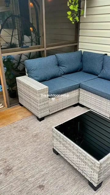 It’s perfect 😍  #outdoorsectional #outdoorfurniture 