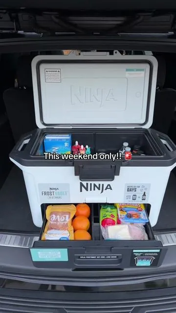 The Ninja FrostVault cooler is on sale this weekend!! #ninjafrostvault #ninjacooler #icecooler #cooler 