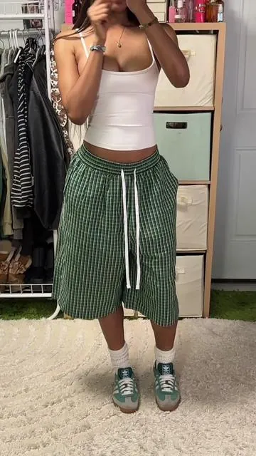 obsessed with long shorts🤭 #shorts 