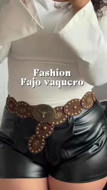 Ya quiero armar un outfit usándolo 😍 #vaquero #cowgirl #tiktokshopmemorialday #belt #review 