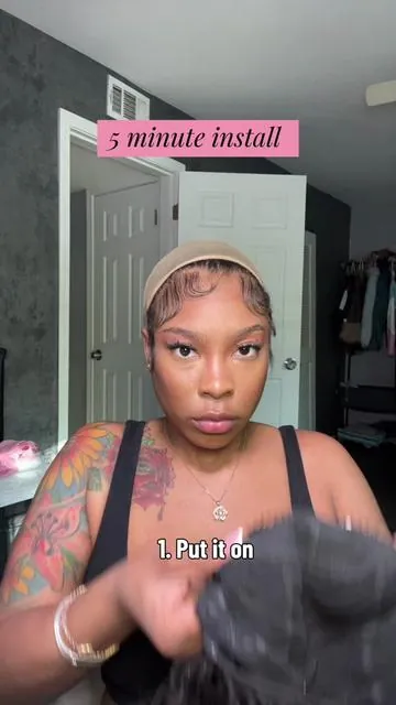 UNICE Hair Water Wave Headband Wig 100% Human Hair @UNice Hair @UNICE #headbandwig #waterwavewig #curlywigs #wigtok #fyp 