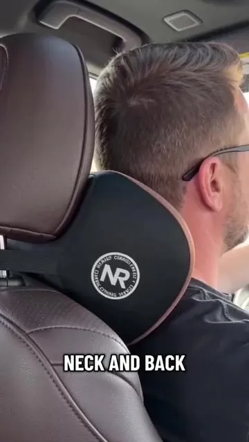 This car neck and lumbar pillow made driving SO much more comfortable 🚗✨  #NeckPillow #CarPillow #LumbarPillow #CarAccessories #Driving 
