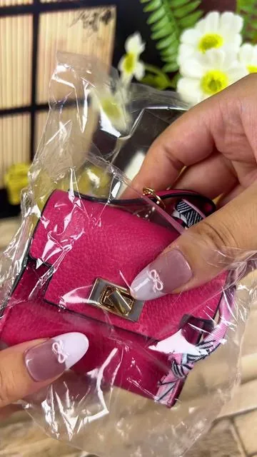 ¡Estas bolsas con dijes para bolsos son lindas y convenientes! #PurseCharm #PocketPurseCharm #PouchPurseCharm #MiniCoinPurse #purseclip 