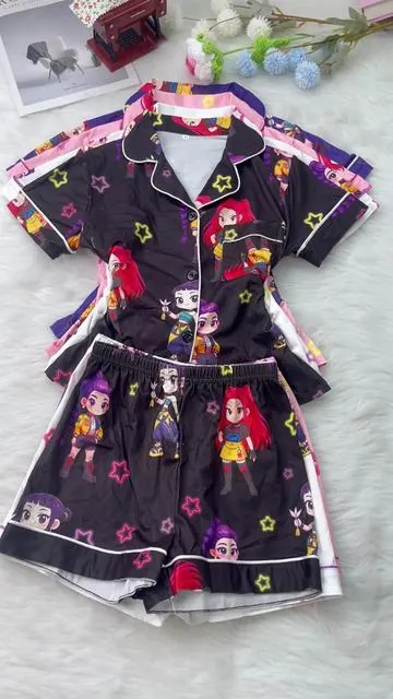 So cute!OMG!#kpop #kidswear #kpophunters #pajama #pajamaset #sleepwear #comfortable #spotlightfinds #summervibes #OOTD 