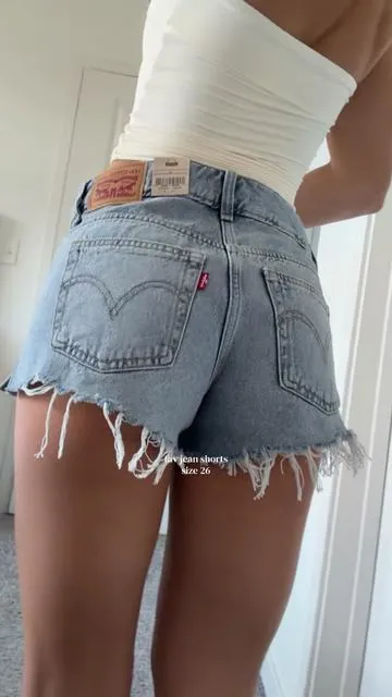 100% cotton jean shorts >> 🙌🏻🙌🏻