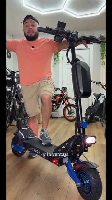 [REDDYDY] RD2 Powerful Max Pro Electric Scooter for Adults, 5000W Dual Motor, Up to 50 MPH, 60V 25Ah ,55 Miles Range, 10.5" Pneumatic Tires, Dual Hydraunlic Brackes, Foldable Commuter E-Scooter With Shock Absorption,App Smart Control,Best GIft