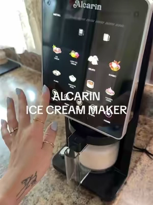 Dare I say that vanilla ice cream was better than store bought 🤭 #alcarin #ecozy #alcarinicecreammaker #icecreammaker #dessertmaker 